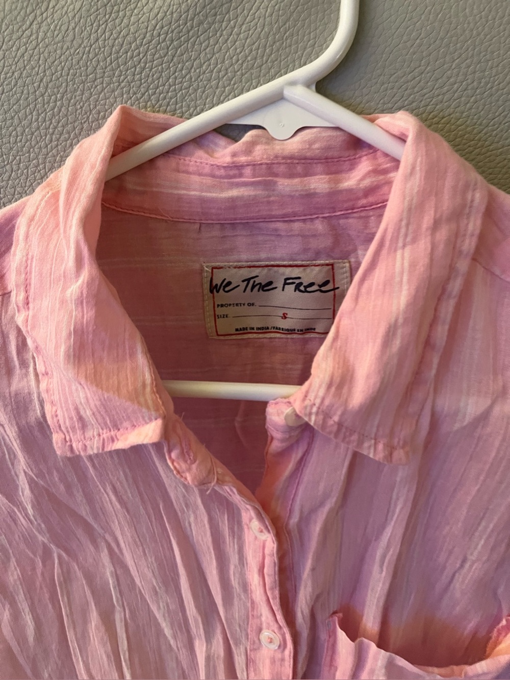 We The Free Gauze Blouse Women’s Size Small
